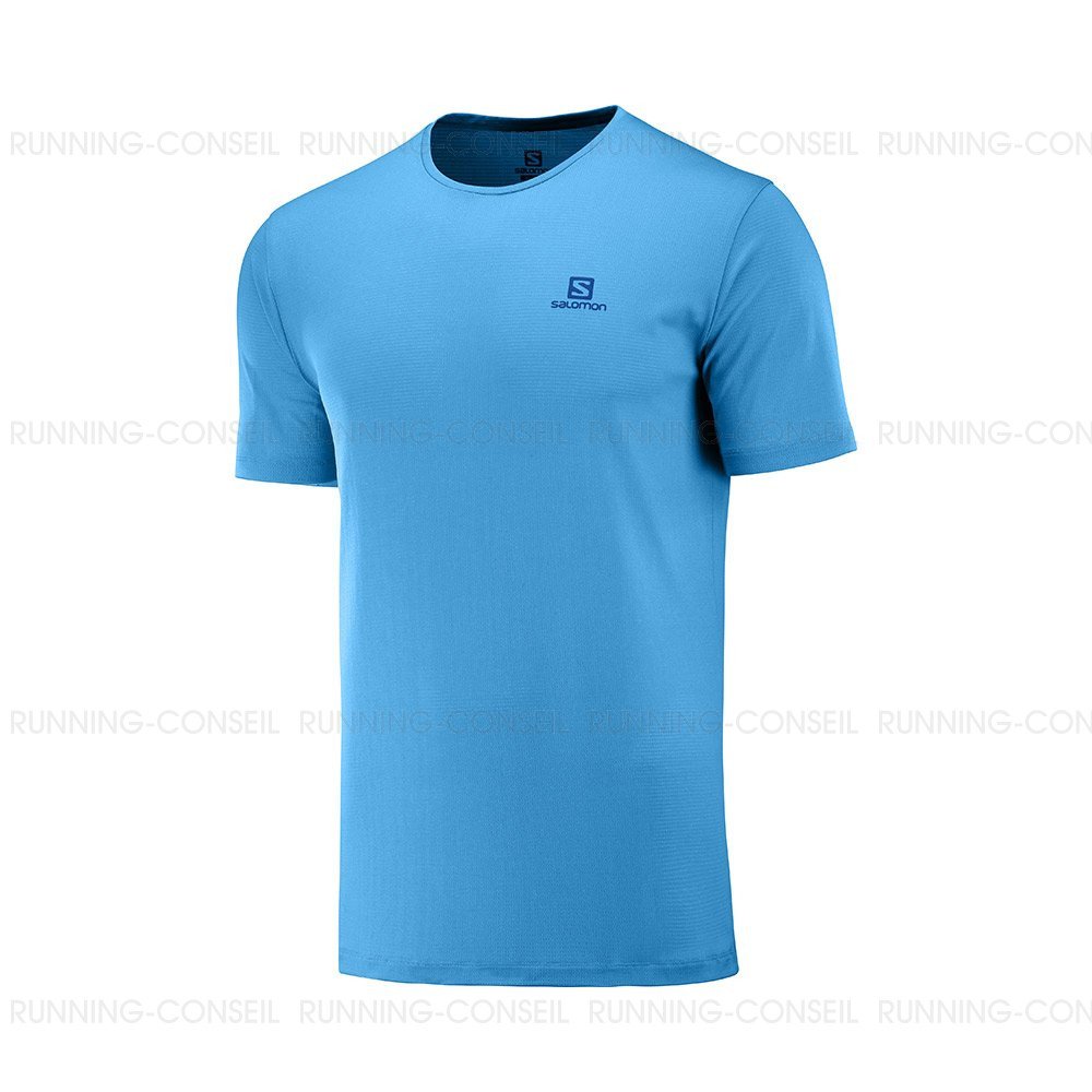 Salomon AGILE LS TEE M T-shirt à manches longues pour homme avec AdvancedSkin ActiveDry et détails réfléchissants pour la Course à pied/Running 